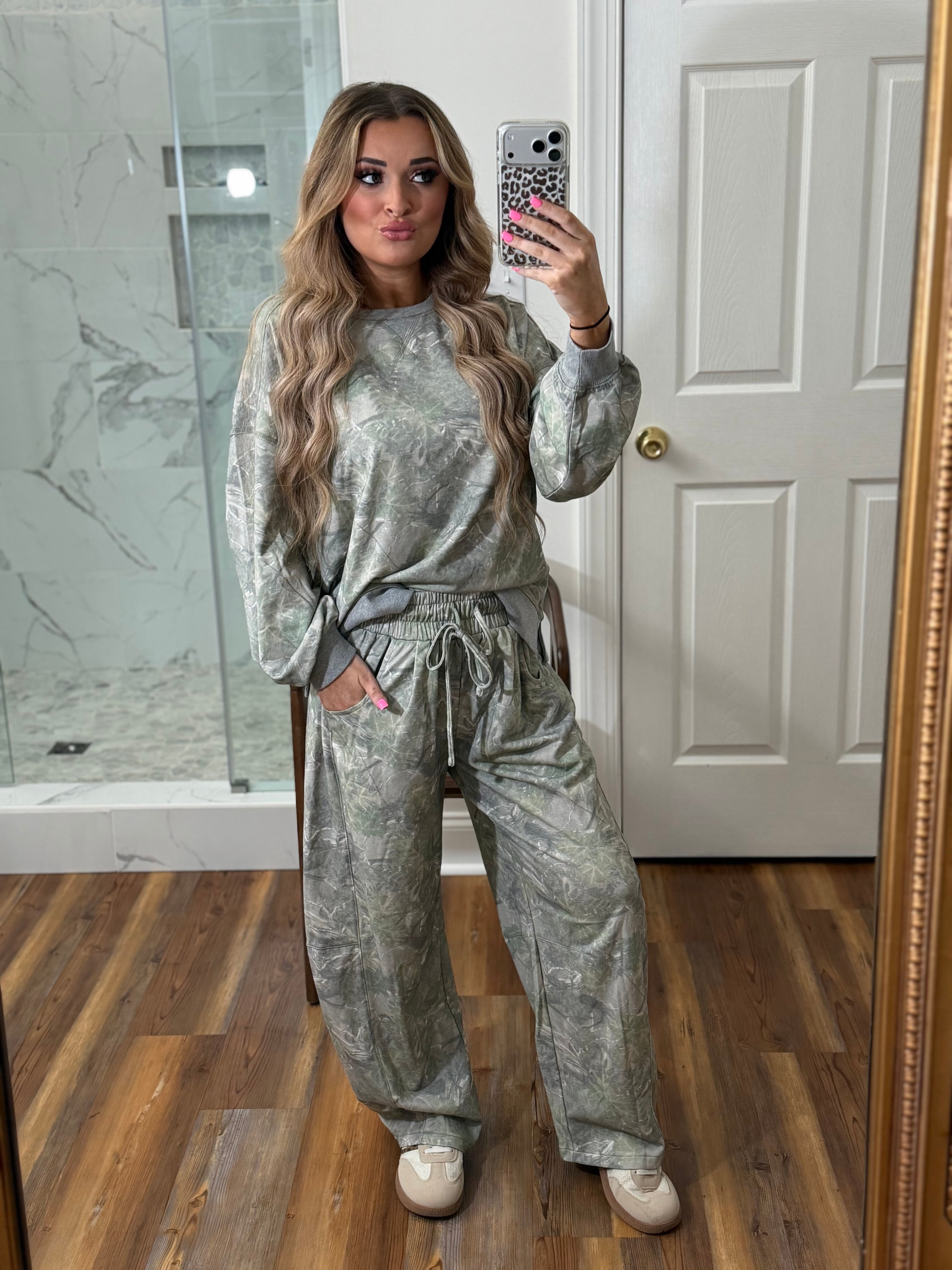 Camo Olive Sweatpants