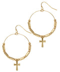 Cross Hoop Beads