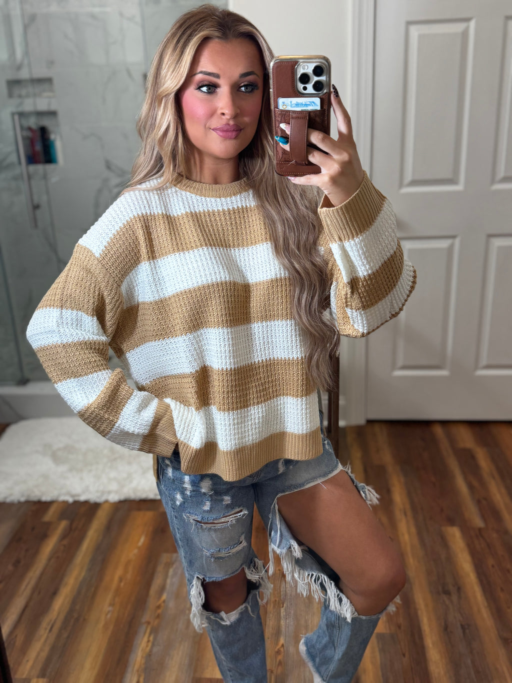 Allie Stripped Sweater