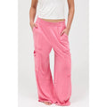 Mineral Wash Wide Leg Cargo Pants