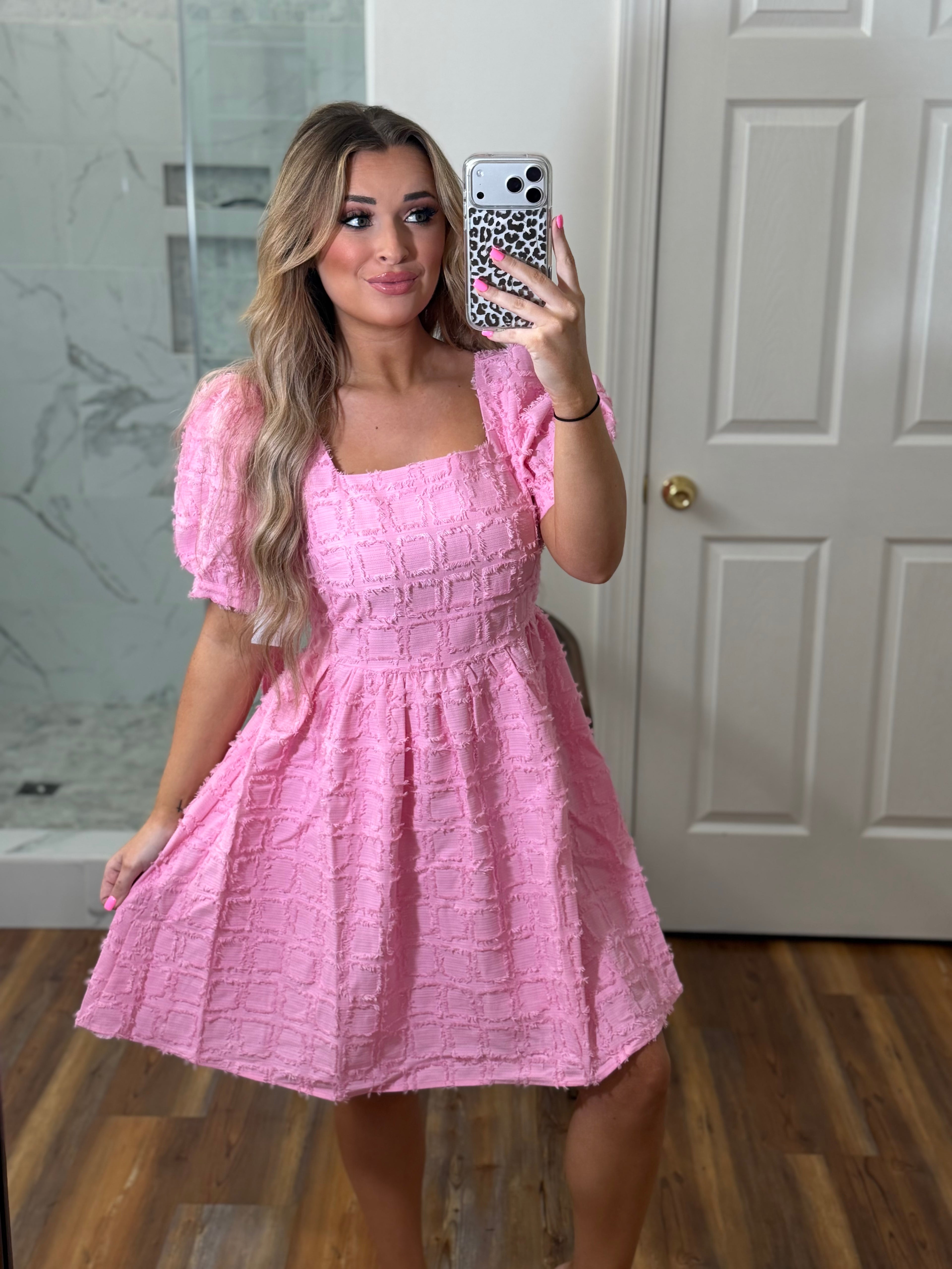 Pink Baby doll Dress