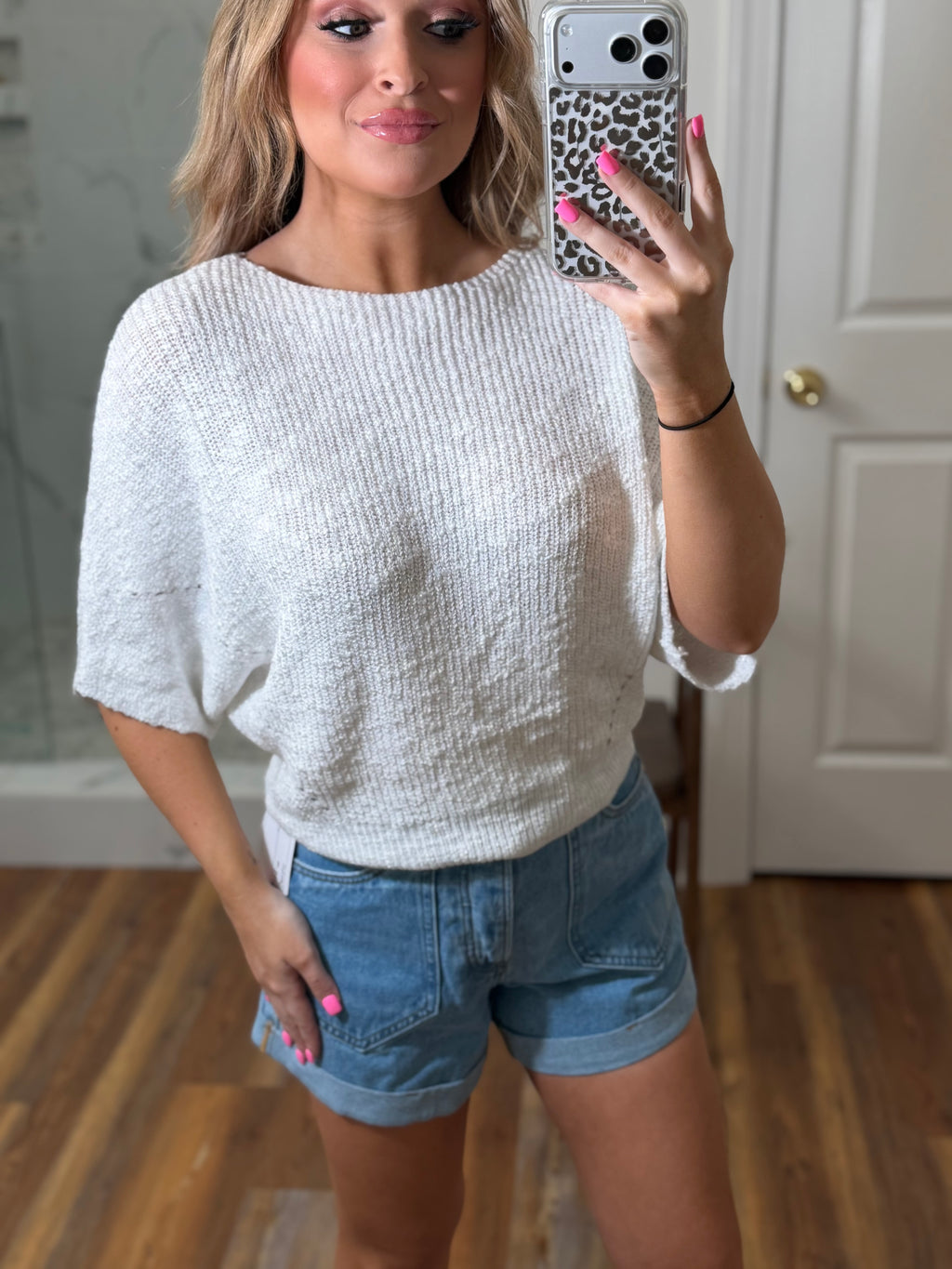 Knit Cropped Sweater