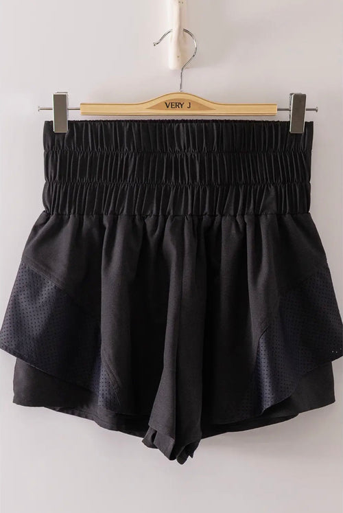 Double Layered Active Shorts