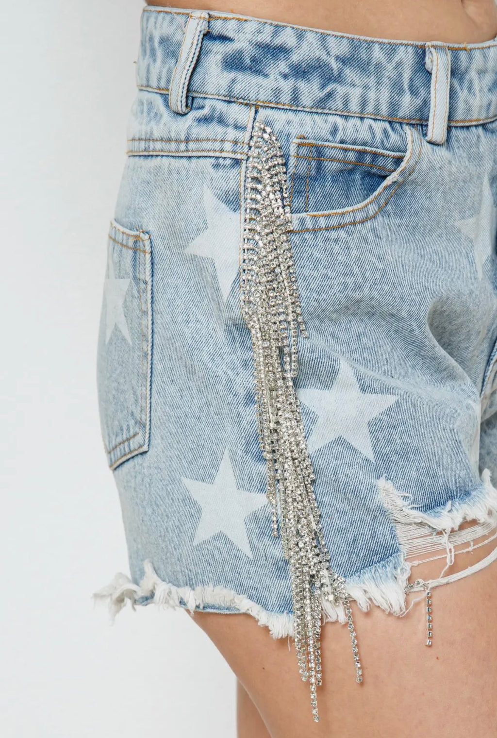 Star & Diamonds Shorts