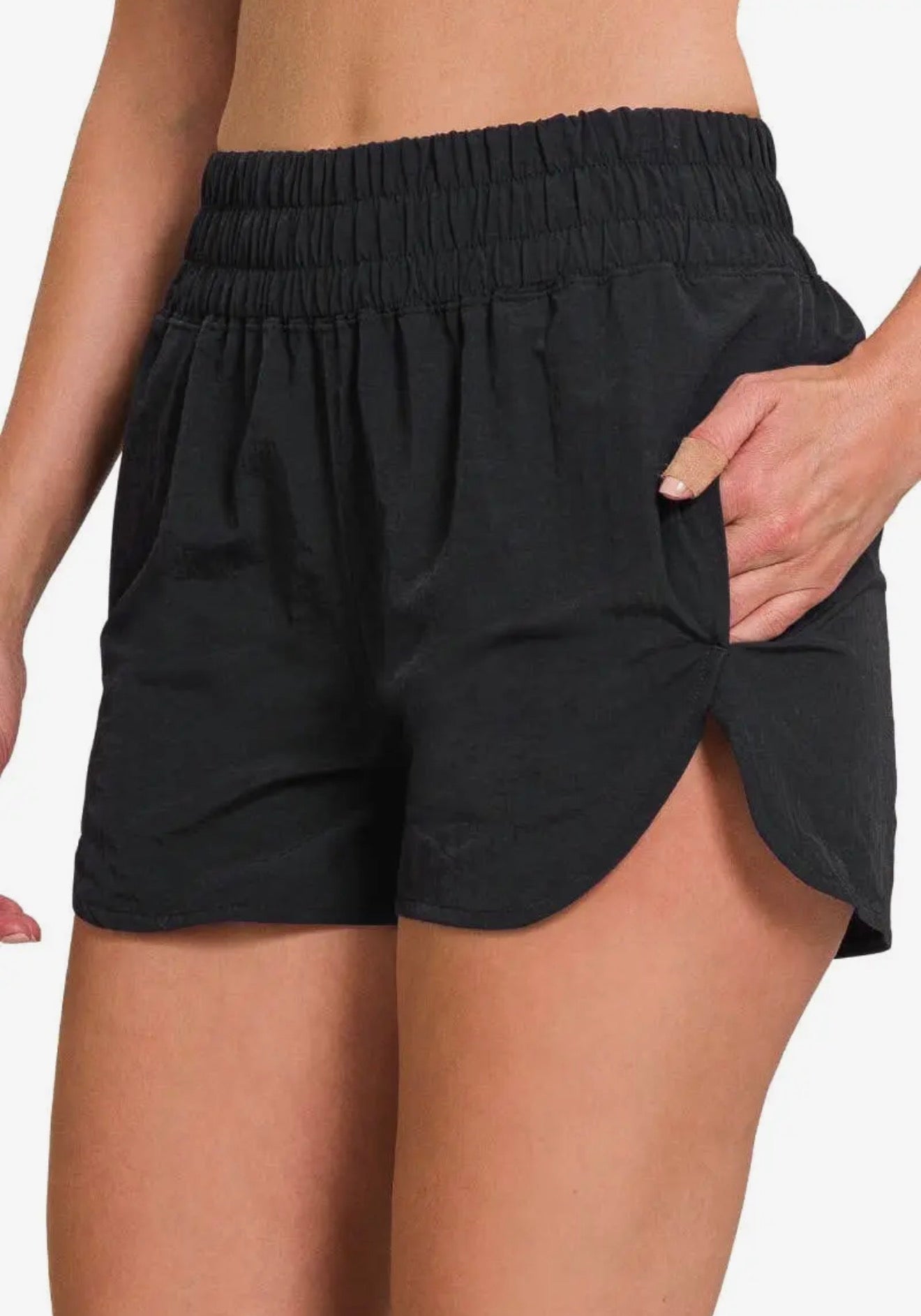 Windbreaker Waistband Shorts