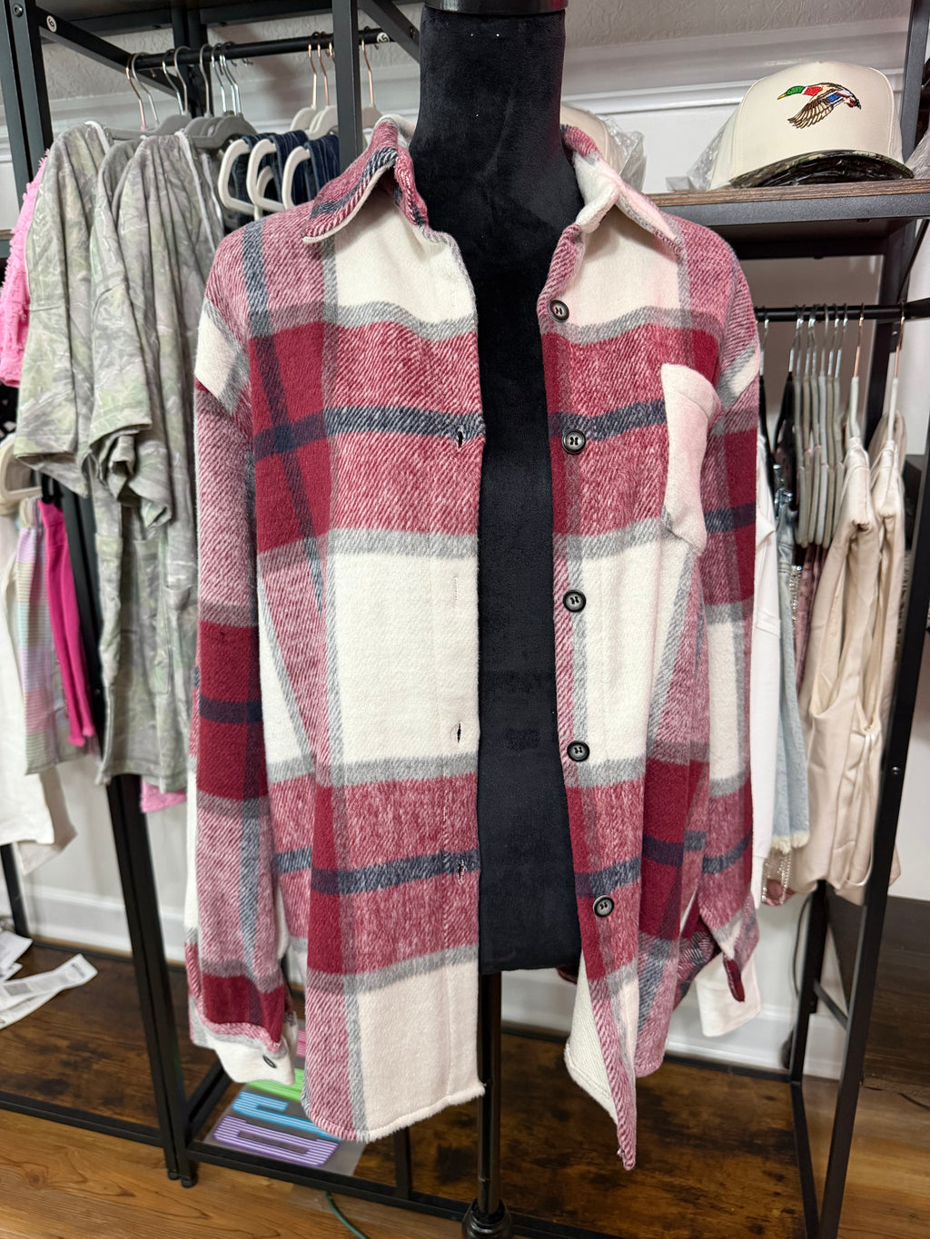 Maroon Flannel ￼