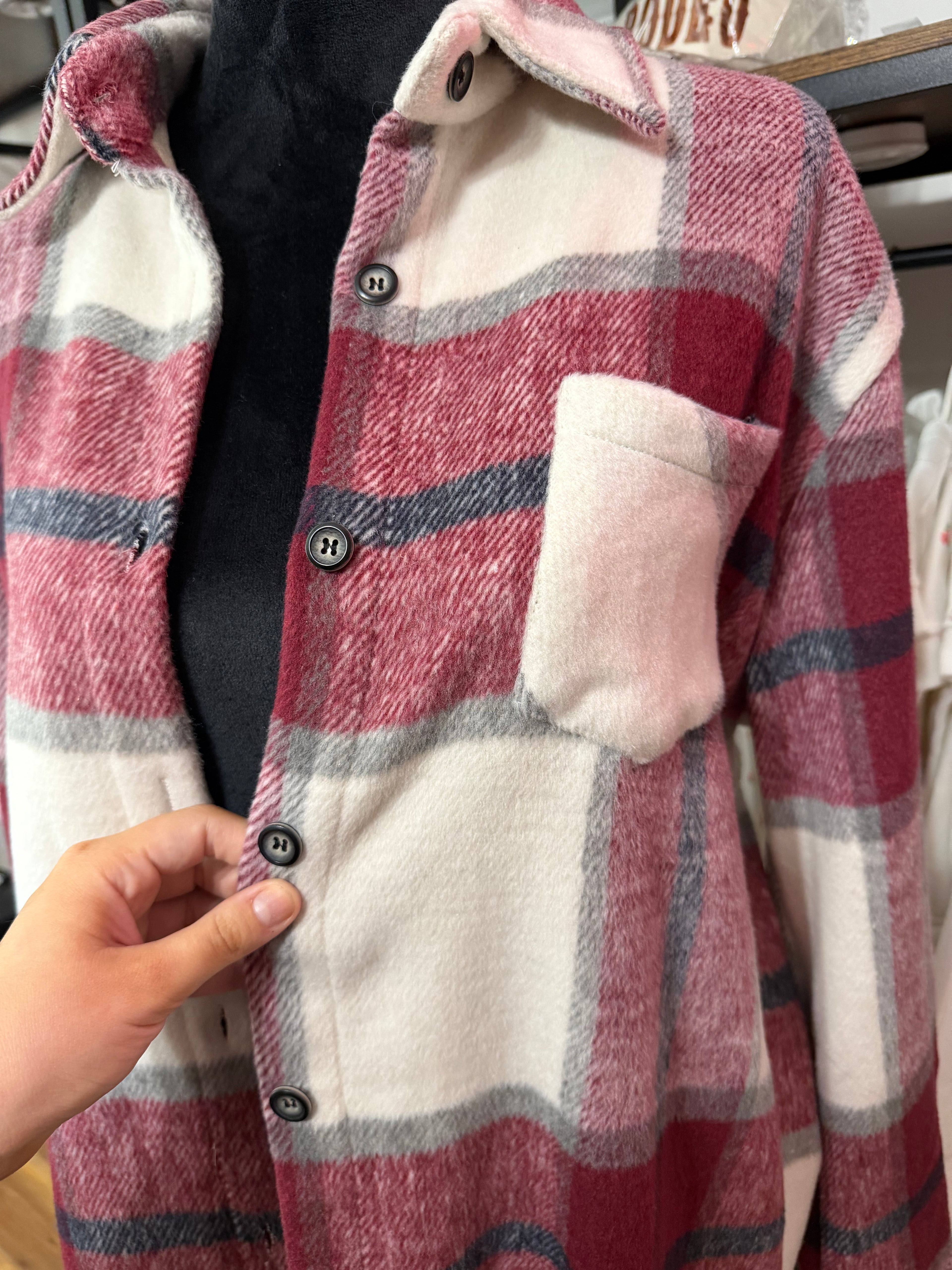 Maroon Flannel ￼