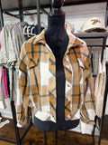 Flannel Tan Cropped