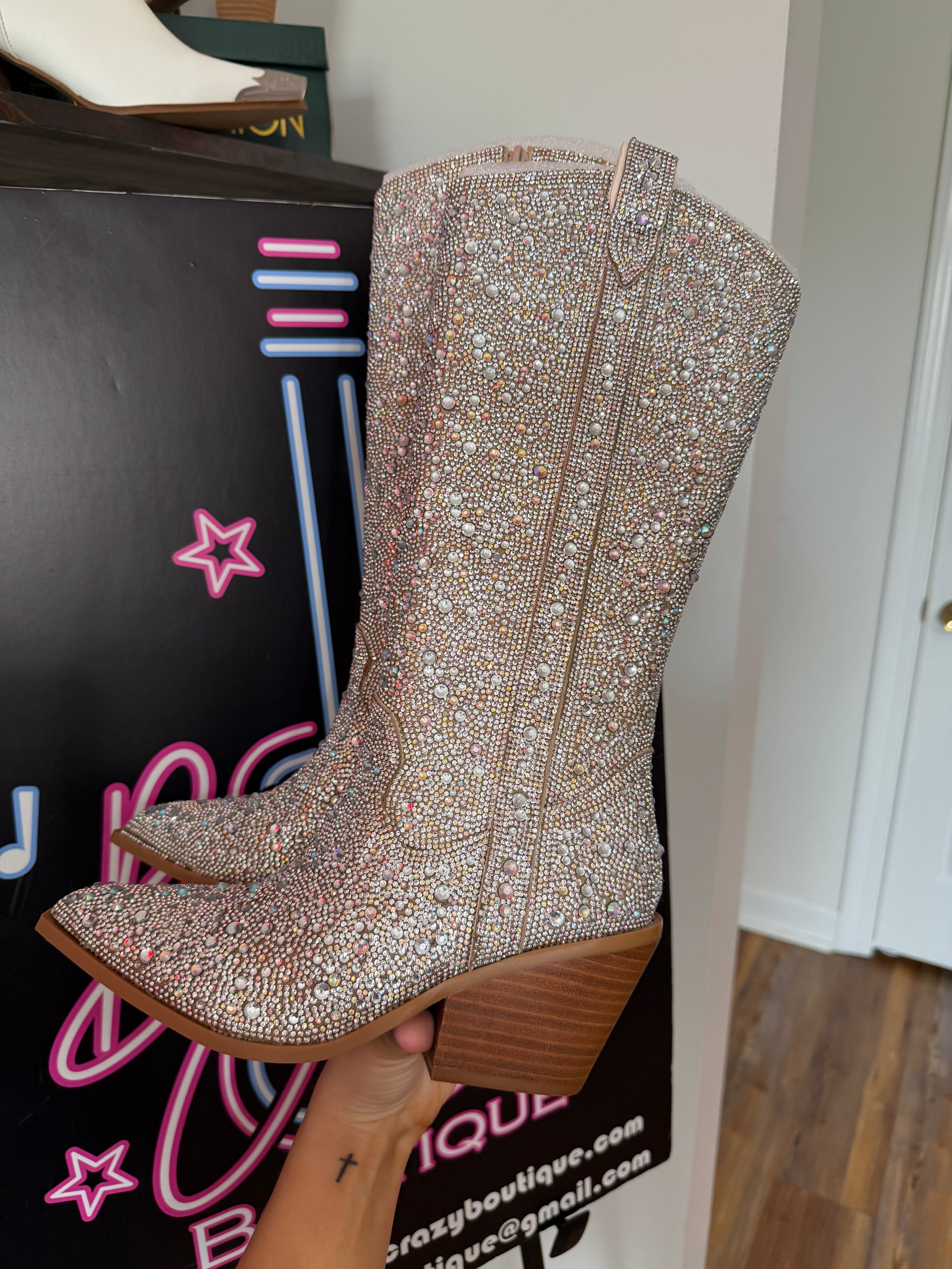Rhinestone Cowboy Boots